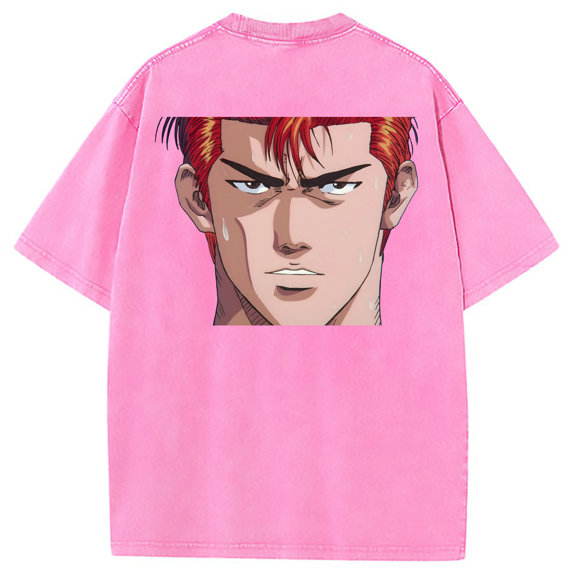 （画像用） SLAM DUNK／スラムダンク 綿100% ヴィンテージ風 半袖Tシャツ（背面プリント）